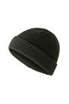 hanzhoumao Et bonnet pour homme pour femme avec faux chapeaux tricotés chauds et chapeaux tricotés Bonnet dhiver pour hommes