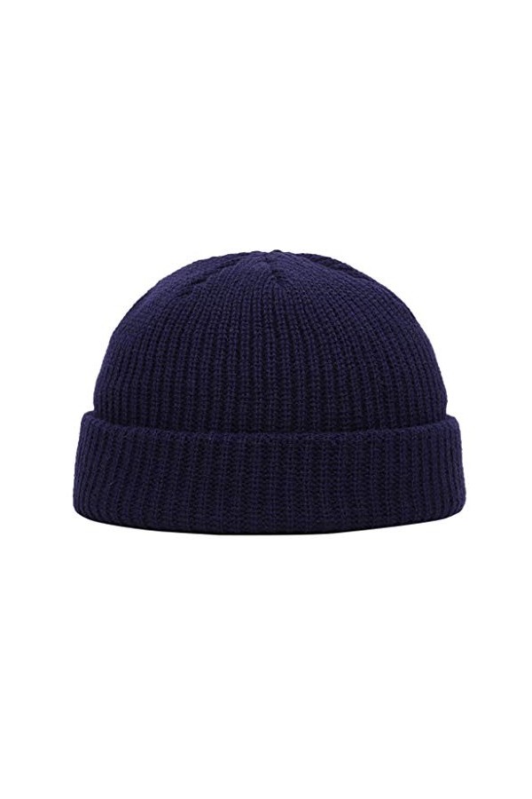 Winter Keep Fashion Hat Unisexe Casual Bonnet en laine à ourlet chaud Bonnet de ski en tricot Bonnet de baseball pour enfant,
