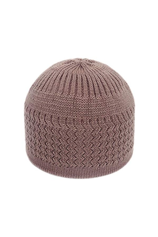 HANXIULIN Bonnet en jersey de coton pour femme - Bonnet classique en peluche - Doublure en satin - Pour lextérieur - Pour l
