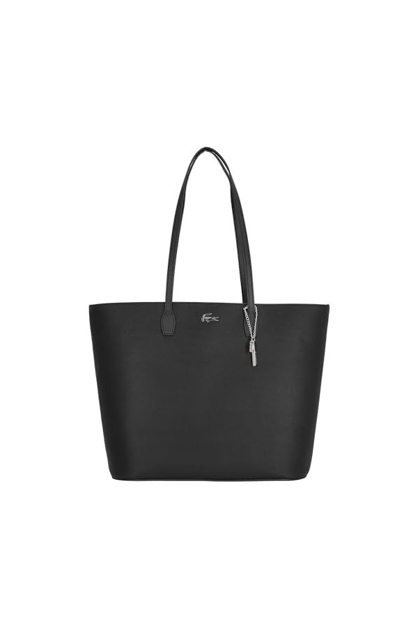 Lacoste Femme NF4373DB Sac Cabas, Noir, Taille Unique