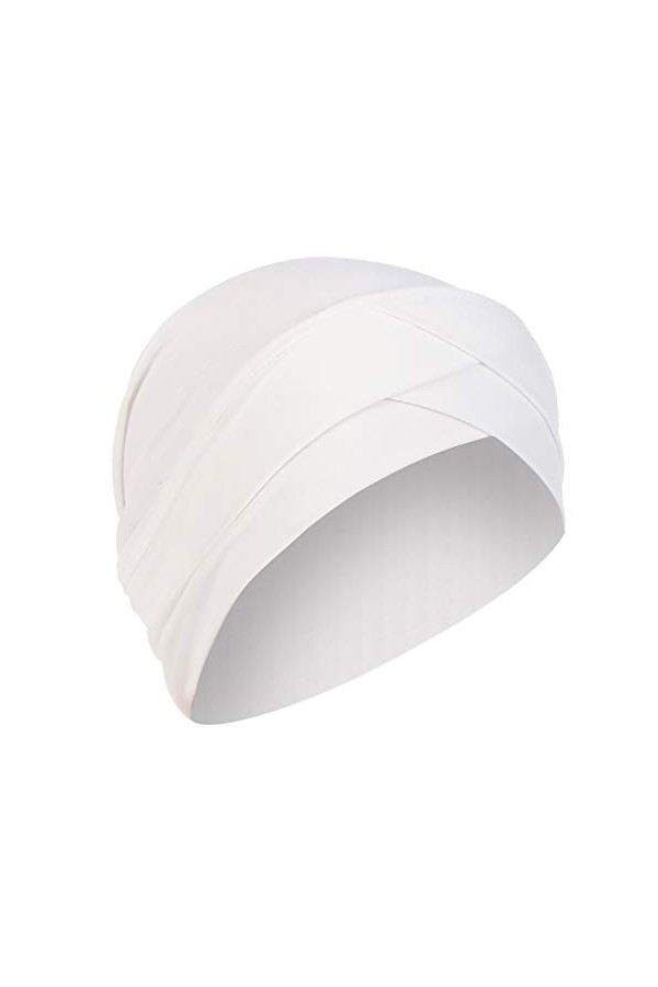Écharpe Chapeau Enveloppement à Volants Solide Inde Turban Casquette Femmes Casquettes de Baseball Bonnet Noir Cher Wine, On