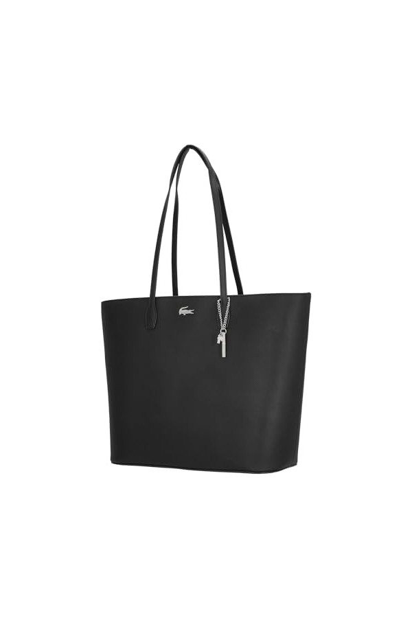 Lacoste Femme NF4373DB Sac Cabas, Noir, Taille Unique