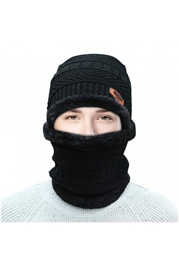 Casquette Original Winter Hat Foulard Windproof Comfort Cycling Plush Thermal Two Piece Woolen Baseball Caps Chapeaux De Jamb