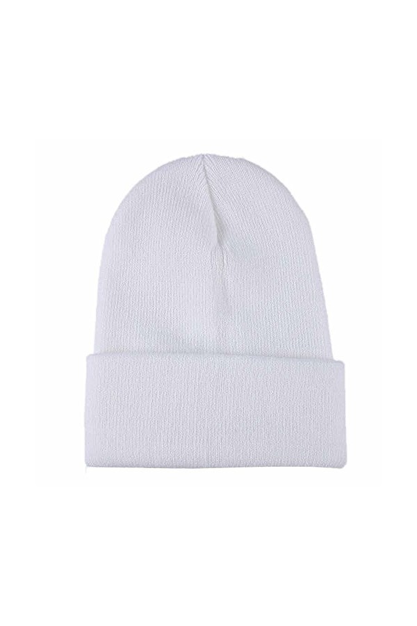 Chapeau chaud Slouchy, unisexe, hip-hiver-hop, casquettes de baseball tricotées, Orange, taille unique