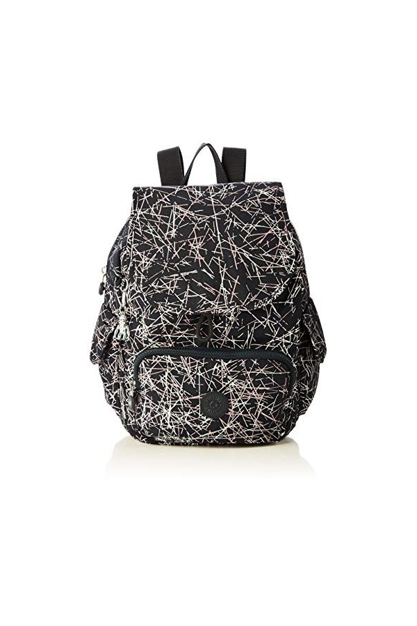 Kipling City Pack S, Sac à Dos Femme, Multicolore Music Print , Taille Unique
