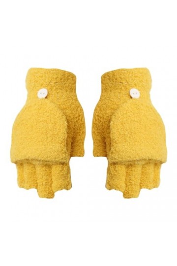 hahuha Besufy Gants dhiver pour femme en polaire corail, violet, taille unique