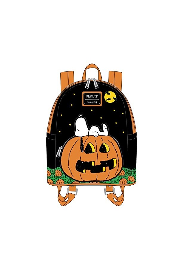Loungefly Peanuts Great Pumpkin Snoopy Mini sac à dos, multicolore