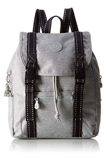 Kipling Aicil, Sacs à dos femme, Gris Chalk Grey , 26x34x16 cm B x H T 