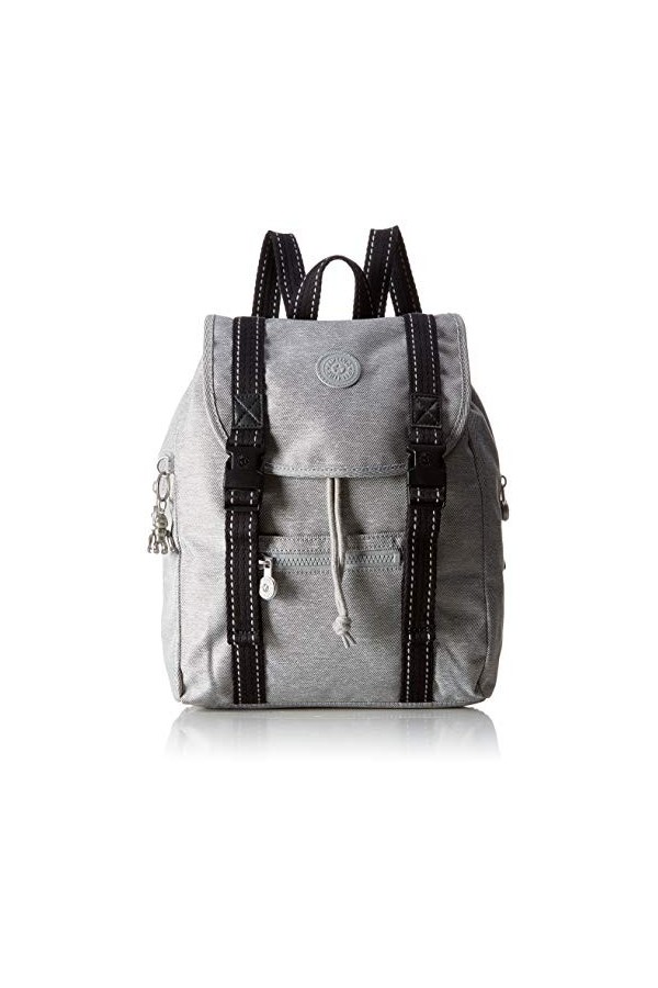 Kipling Aicil, Sacs à dos femme, Gris Chalk Grey , 26x34x16 cm B x H T 