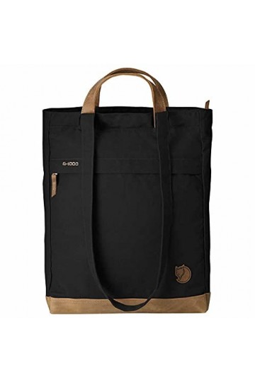 FJÄLLRÄVEN Totepack No.2 Sac à Dos Femme, Noir Black , 14 x 33 x 42 cm