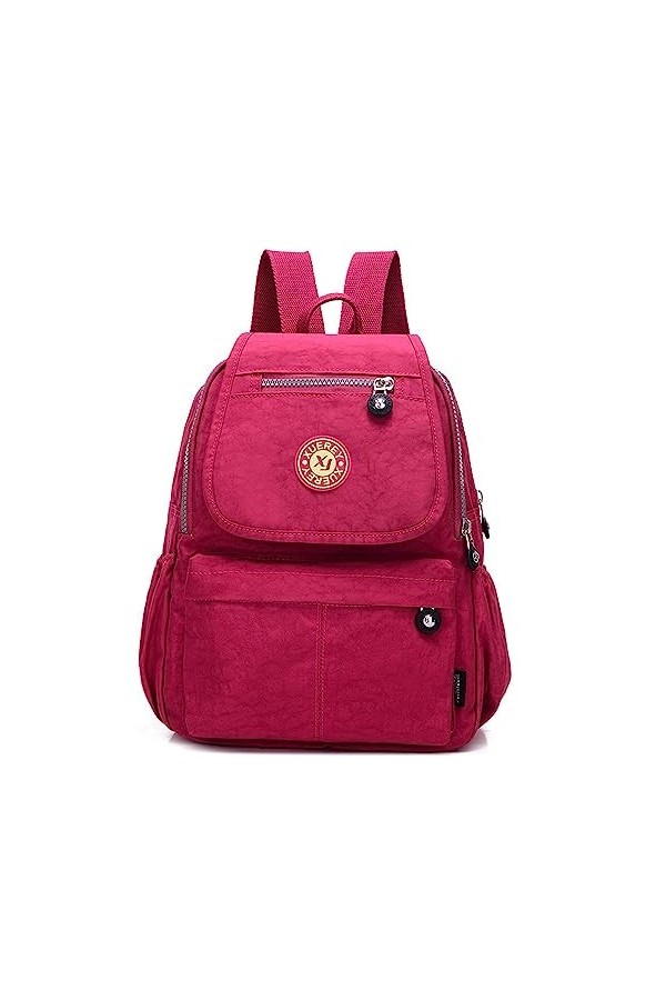 XUEREY Petit sac à main en nylon pour femme, sac à bandoulière décontracté, sac à dos multi-poches, sac à dos décontracté en 