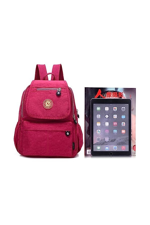 XUEREY Petit sac à main en nylon pour femme, sac à bandoulière décontracté, sac à dos multi-poches, sac à dos décontracté en 