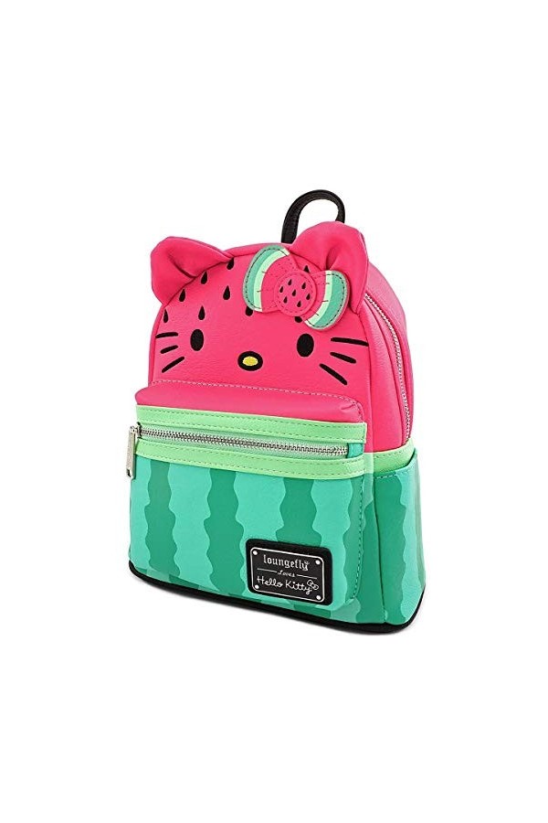 Loungefly N/A, Hello Kitty Mini Sacs à Dos Watermelon Femme Multicolore, Faux Cuir, Femme, Multicolored, One Size