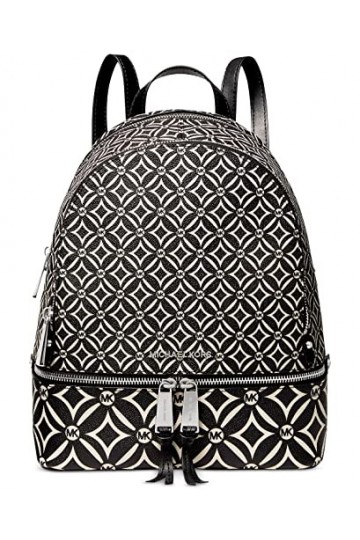 Michael Kors Sac à dos Bleu, Noir/crème clair., One Size