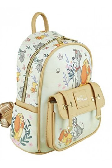 Disney Lady and the Tramp Wondapop Mini sac à dos en cuir vegan 28 cm, peau, One Size, Mini sac à dos