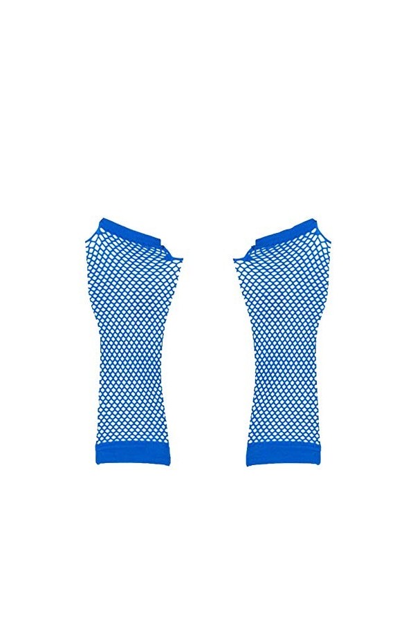 JLGY Gants longs sexy en maille pour femme, gants de fête, gants de mariage, noirs, respirants, avec trous pour le pouce, lon