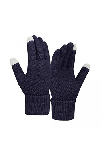 Gefomuofe Gants dhiver pour écran tactile - Gants chauds pour femme - Gants dhiver pour femme - Écran tactile - Chaud - Épa