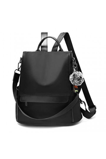 OUSIMEN Sac à Dos Femme Imperméable En Nylon Anti-vol Dames Sacs à Main Voyage École Sacs à Bandoulière