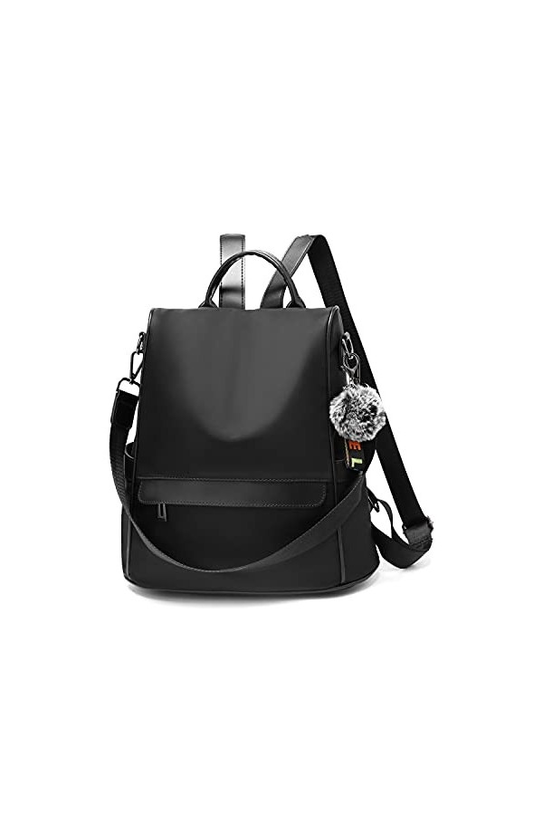 OUSIMEN Sac à Dos Femme Imperméable En Nylon Anti-vol Dames Sacs à Main Voyage École Sacs à Bandoulière