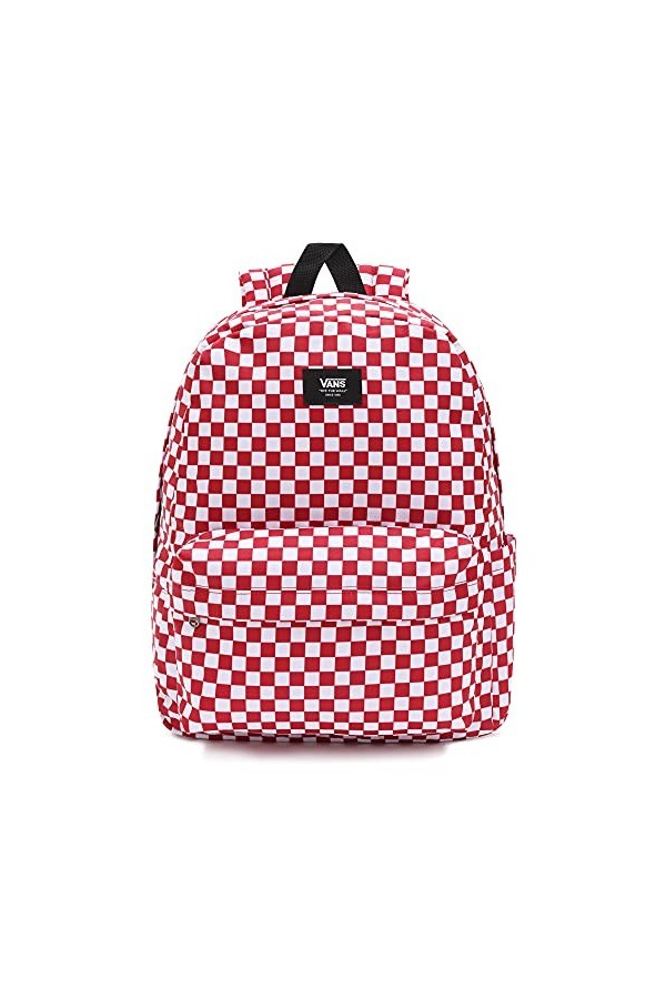 Vans Old Skool Check Backpack, Sac Dos Mixte, Noir/Blanc, Taille Unique