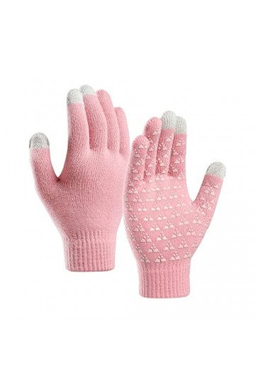 Gants pour écran tactile - Gants dhiver pour femme - Gants chauds - Gants de cyclisme - Gants de sport dhiver - Protection 