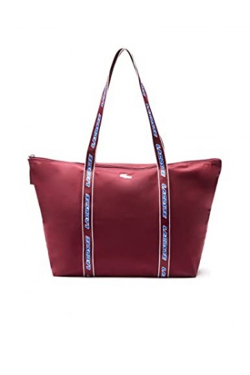 Lacoste Sac Cabas Izzie Femme, Cranberry, Taille unique