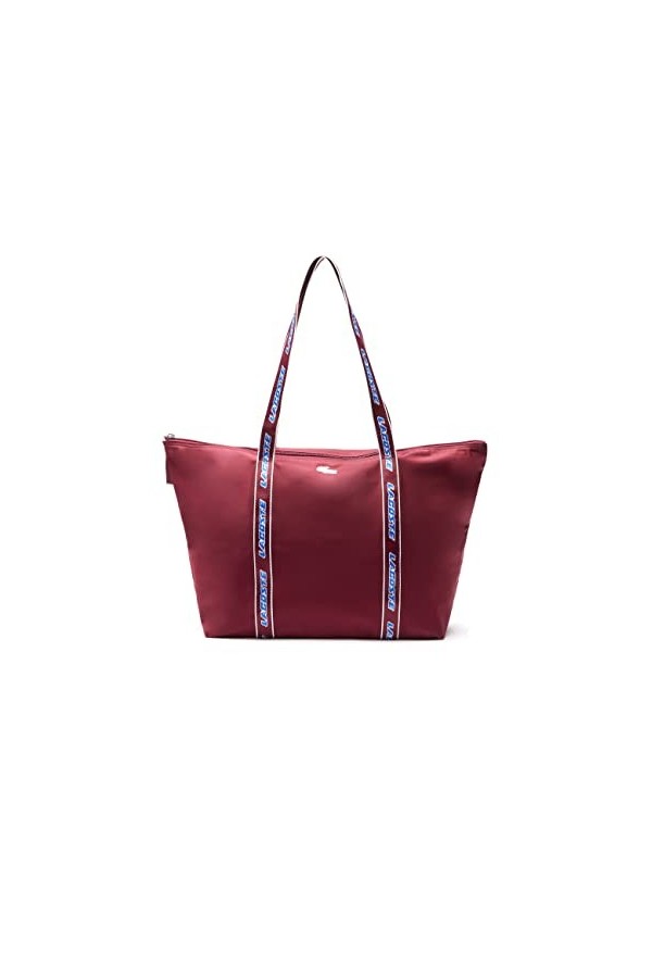 Lacoste Sac Cabas Izzie Femme, Cranberry, Taille unique