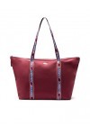 Lacoste Sac Cabas Izzie Femme, Cranberry, Taille unique