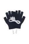 Gants tricotés pour homme et femme - Mitaines chauffantes pour ordinateur portable - Mitaines dhiver pour femme