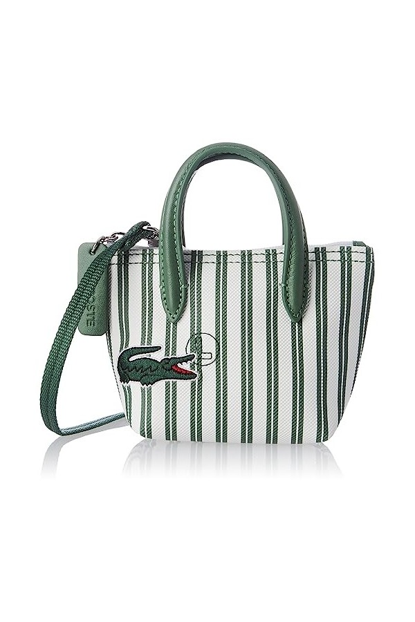 Lacoste mini cabas L.12.12 Concept Seasonal Femme Frene Blanc Vert 132