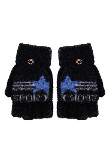 Mitaines sans doigts Flip Top Hiver Chaud Enfants Gants Tricotés Cabrio Enfants Gants & Mitaines Polaire Gants Enfants 3 ans