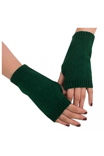 Manchettes tricotées - Mitaines en tricot - Sans doigts - Hiver - Mitaines courtes - Mitaines sans doigts - Mitaines chaudes 