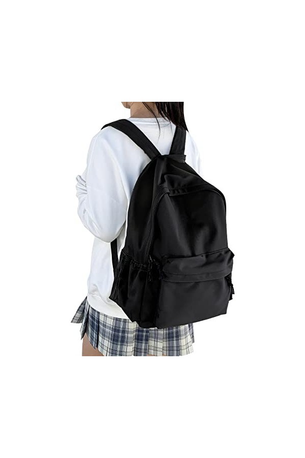 HYC00 Sacs décole pour écolières, sacs décole de voyage décontractés, sacs à dos pour ordinateur portable 14 pouces pour ad