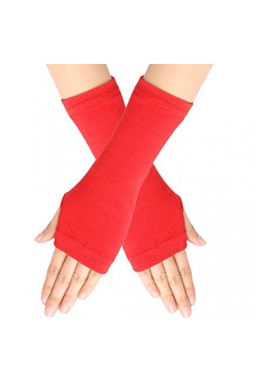 Mitaines avec trou pour le pouce - Unisexe - Gants chauds pour femme