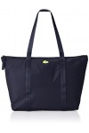 Lacoste Grand Sac Cabas Izzie Femme, Marine 166 Jaune Fluo, Taille unique