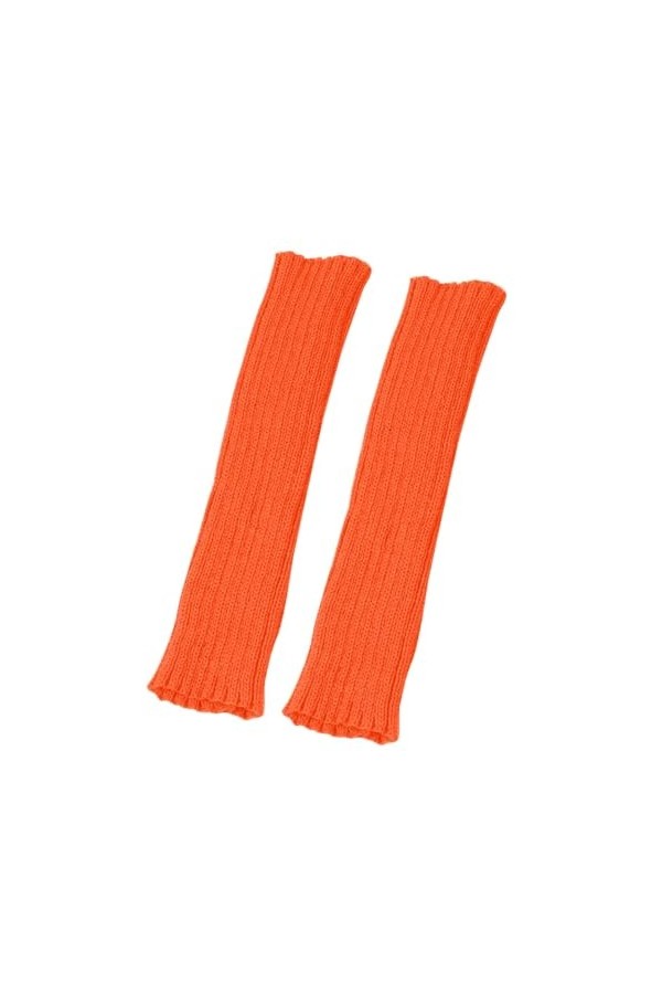 UnoSheng Manchettes mitaines dhiver longues mitaines sans doigts pour femmes mitaines moufles pour homme et femme Soft Girl 