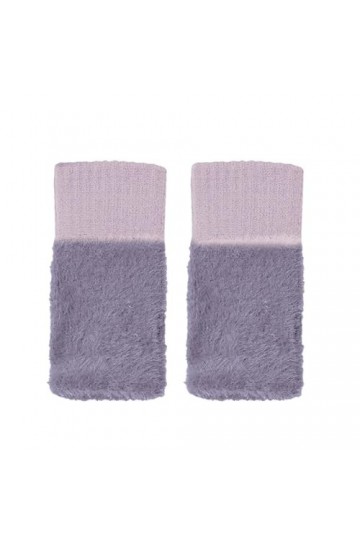 Gants sans doigts pour femme - Mitaines tricotées - Mitaines en tricot - Mitaines sans doigts - Chauffe-bras avec trou pour l