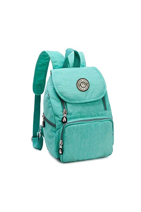 LifeWheel Mini sac à dos imperméable en nylon pour femme Sac décole, noir 1 Noir - LFWL2016031601