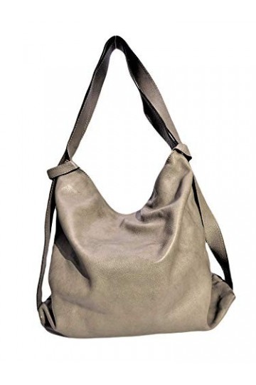 Brakumi sacs en cuir véritable femme sac a dos femme sac à dos à bandoulière épaule souple grand sac à dos transformable en c