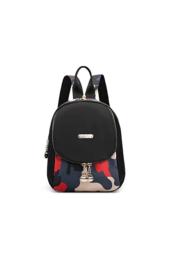 DIRRONA Femme Sac à Dos Petit Sac à Bandoulière Mignon à la Mode Sac de Poitrine Décontracté pour Femme Camping de Voyage Tra