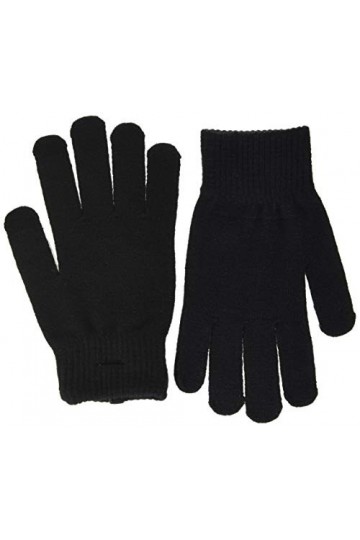 PIECES PCNEW Buddy Smart Glove Noos BC Gants, Noir, Taille Unique Femme