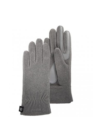 Isotoner Gants femme tactiles en tissu doux et chaud - non doublés