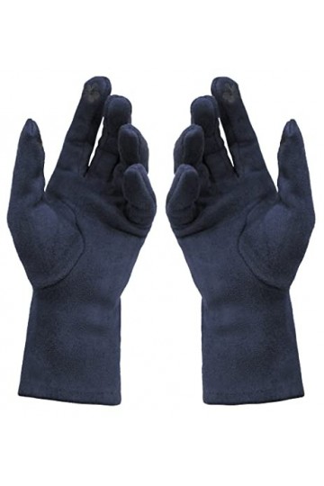 Van Der Rich ® - Hiver Gants épais Tactile Gants Doublés - Femme Marine, TU 