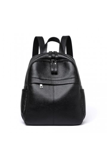 HEGZA Sacs pour Femmes Sacs à Dos Sacs en Cuir véritable pour Femmes Sacs à Dos Polyvalents Sacs décole de Grande capacité F