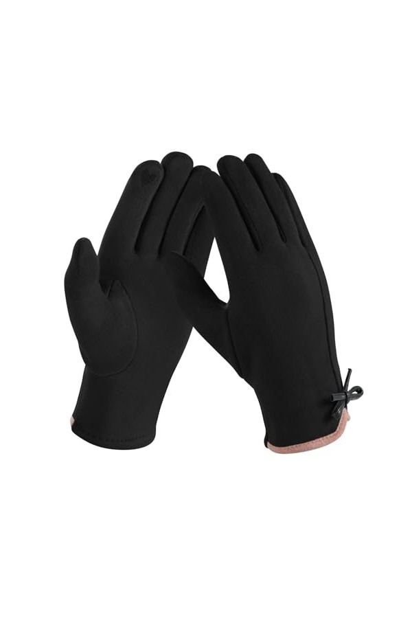 Kiiwah Gants Femme Hiver Chaud, Gants Ecrans Tactiles, Gants Hiver avec Doublure Polaire Epaisse, Gants Chauds Thermique Gant