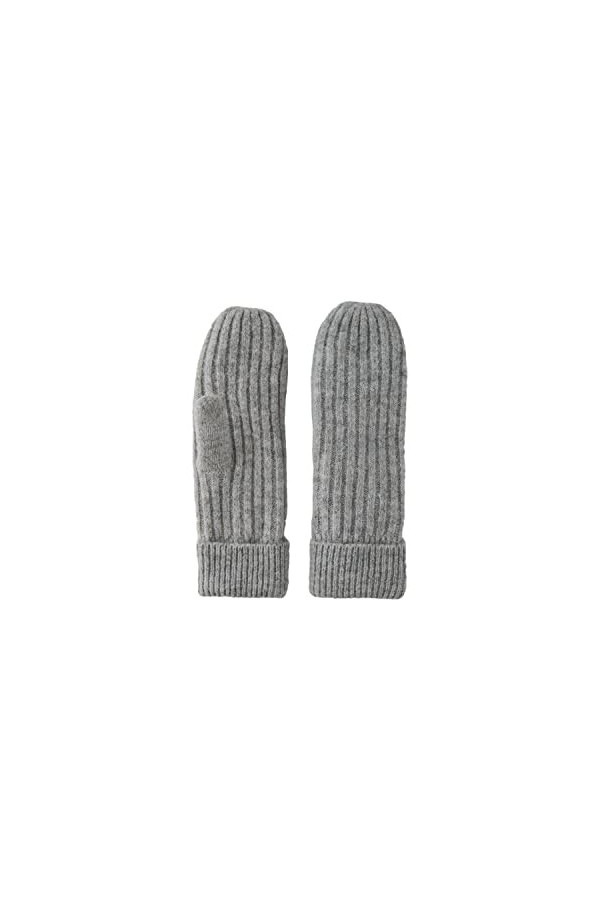 PIECES PCJESLIN Wool Mittens Noos BC Moufles en Laine, Noir, Taille Unique Femme