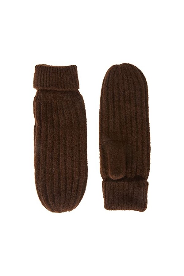 PIECES PCJESLIN Wool Mittens Noos BC Moufles en Laine, Noir, Taille Unique Femme