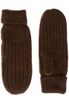 PIECES PCJESLIN Wool Mittens Noos BC Moufles en Laine, Noir, Taille Unique Femme
