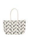 Lacoste grand sac cabas L.12.12 Concept Croc Femme Farine Sinople