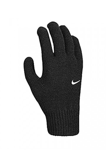 Nike Unisexe - Adulte Ya Swoosh Knit 2.0 Gants Noir S/M